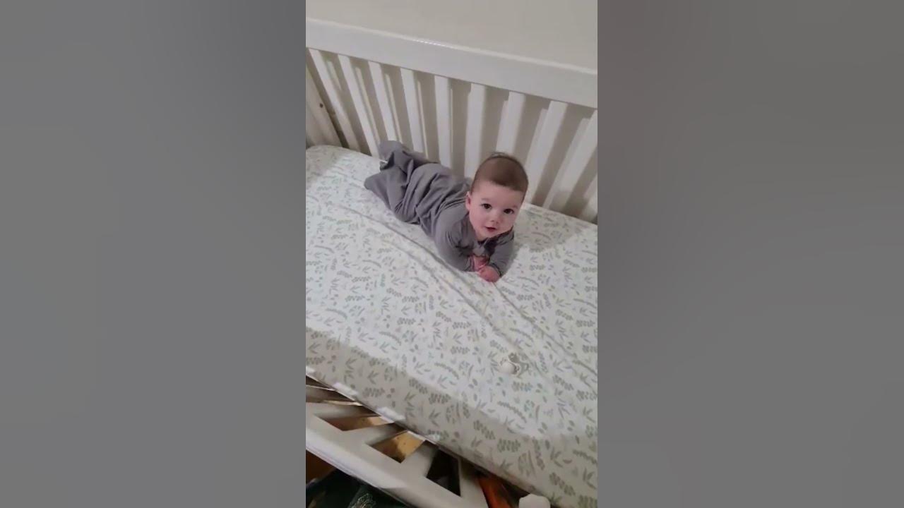 Baby Rolling BackToFront In The 2IN1 Swaddle Transition Sleep Bag YouTube