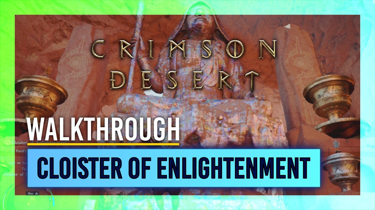 Cloister of Enlightenment (Purify the golden statues) | Crimson Desert Walkthrough thumbnail