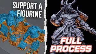 How To Support Figurines In Resin Printing Full Process Beginner To Advanced