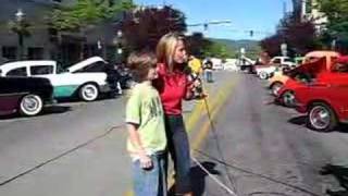 Leslie Lowe Part 2 with Sparky the news dude