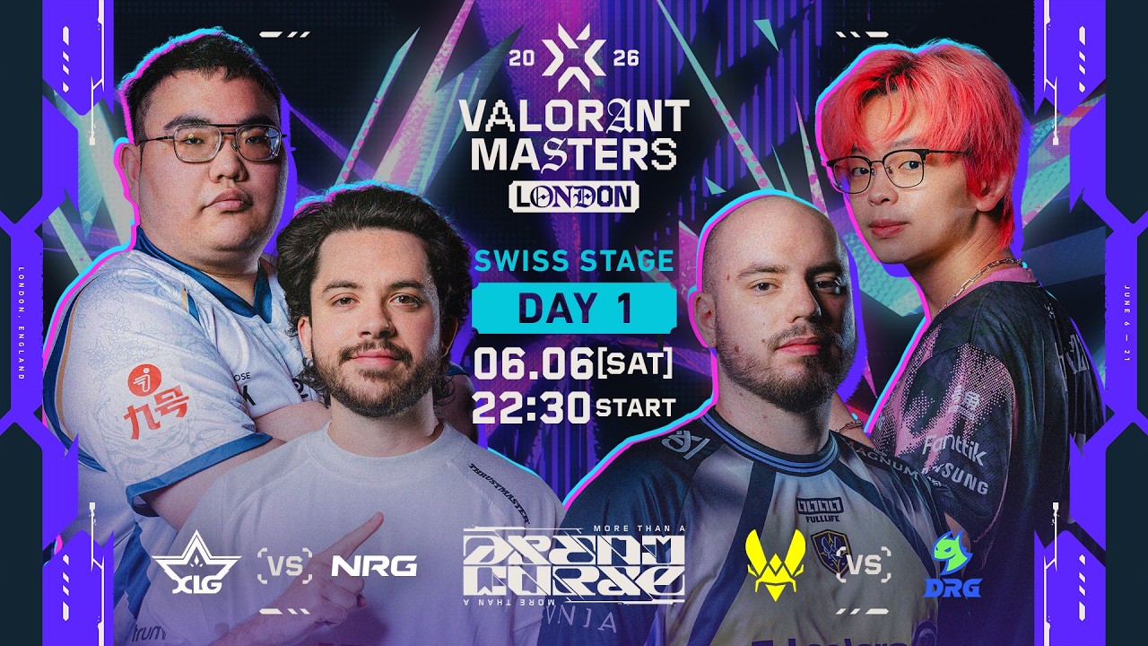 VALORANT Masters London 2026 - Swiss Stage Day 1