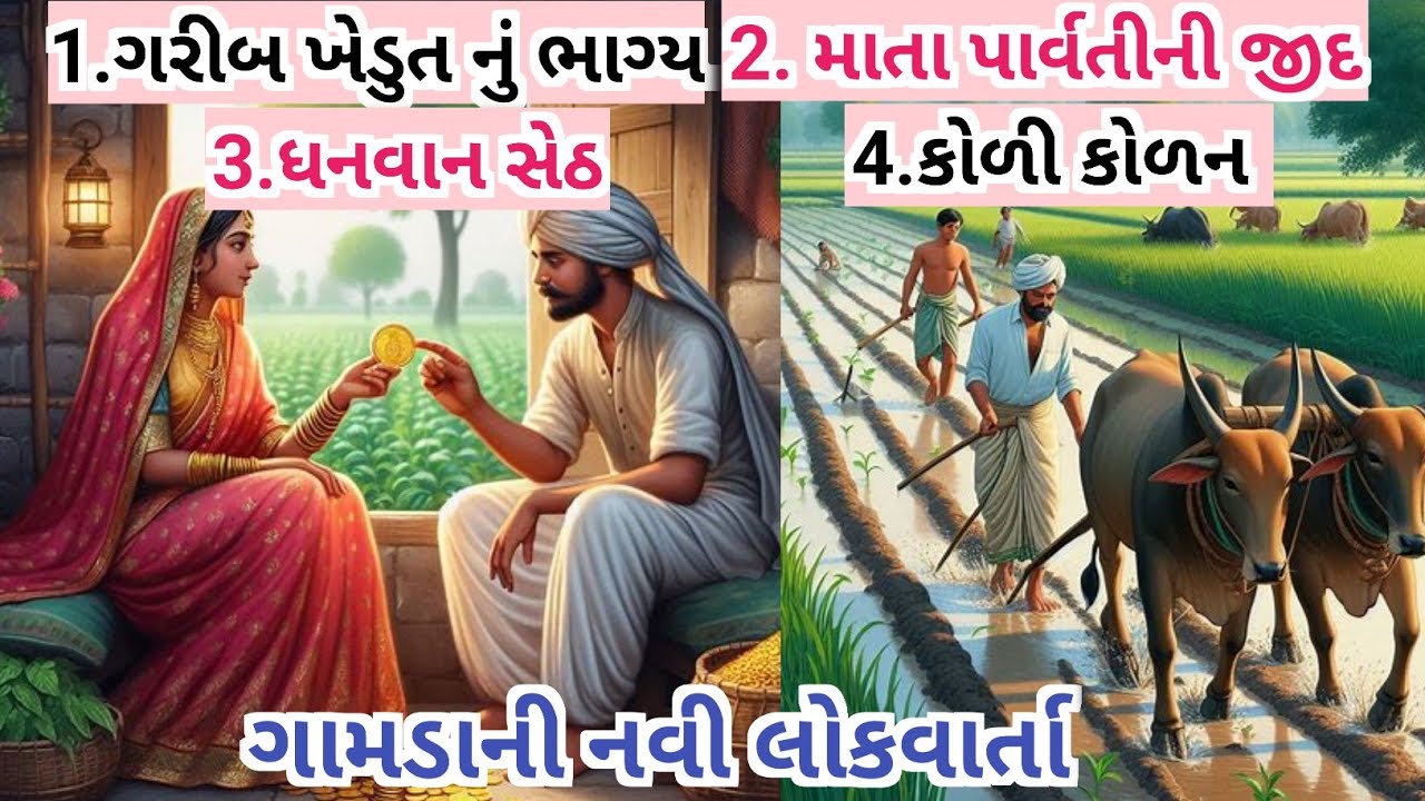 ગરીબ ખેડૂતનું ભાગ્ય || નવી લોક વાર્તા || વાર્તા || જ્ઞાનવર્ધક કથા || લોક વાર્તા || Gujarati varta 