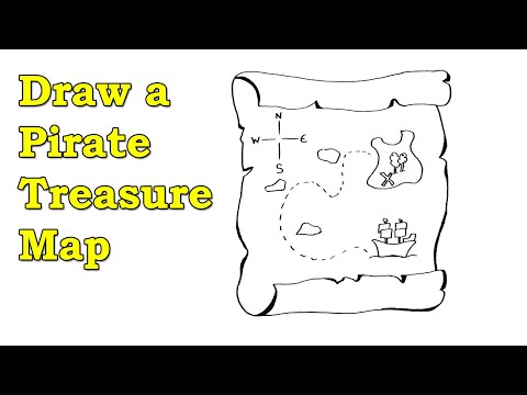How to Draw a Pirate Treasure Map