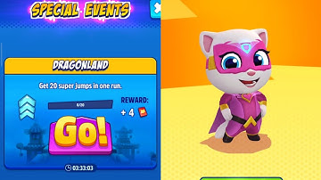 Special event in Talking tom hero dash Android game play