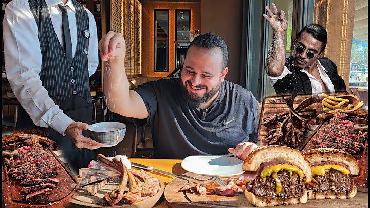 جربت اشهر واغلى لحمة في العالم 🥩 مطعم شيف نصرت Salt Bae