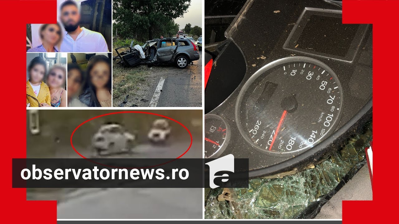 Accidentul cu 5 morţi din Călăraşi, surprins de camere. O familie întreagă şi-a găsit sfârşitul