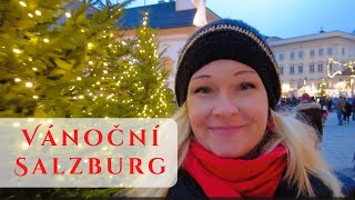 Vánoční Salzburg. Salcburk. Vánoční trhy i památky.