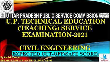 UPPSC Polytechnic Lecturer 2021 Exam Civil Expected Cut-Off|Safe Score|Paper Analysis