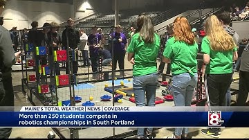 Students compete in robotic championships in South Portland