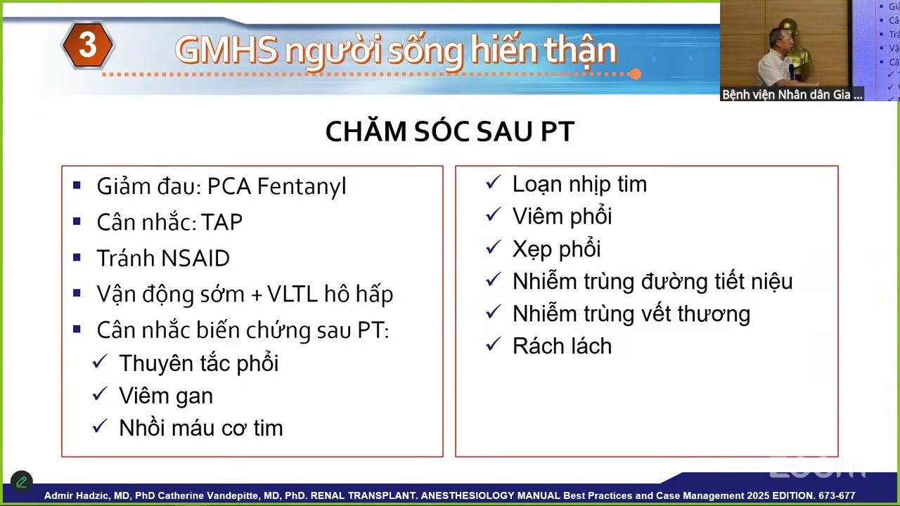 TỐI ƯU HÓA THUỐC TRONG GÂY MÊ HỒI SỨC GHÉP THẬN: KINH NGHIỆM VÀ THỰC HÀNH LÂM SÀNG