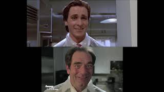 American Psycho scene vs. Huey Lewis & "Weird Al" Yankovic's parody, side by side