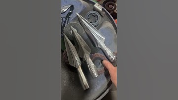 Forged spearhead from stainless steel