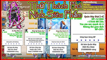 Ngọc Rồng Online - Thử thách phá nick Siêu Phẩm Xd Sv7