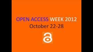 Celebrating Open Access Week!
