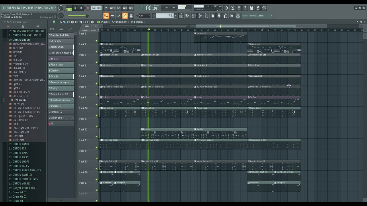 Reggae Beat in FL studio - D.N. Omenyi