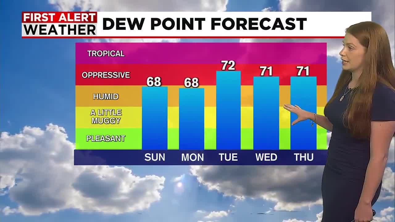 Hot and Humid For The Next Few Days - YouTube