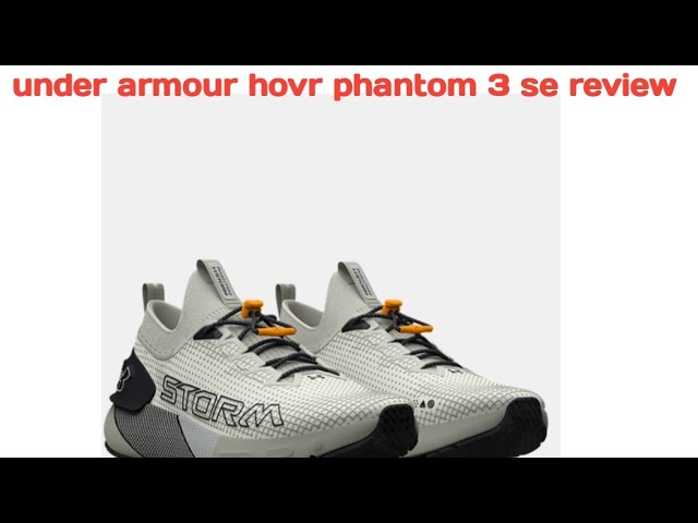 UA HOVR Phantom 3 Slip. Under Armour running shoe size guide and