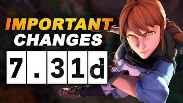 7.31d ALL IMPORTANT CHANGES — Dota Update