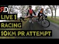 LIVE : Racing , 10KM PR ATTEMPT -- Holidays