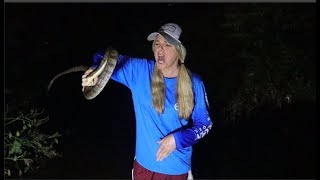 BITTEN by a GIANT DIAMONDBACK In The CREEK!!!