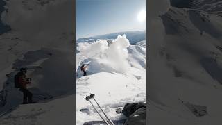 Controlled Chaos 💥❄️ #LAAX #SkiPatrol