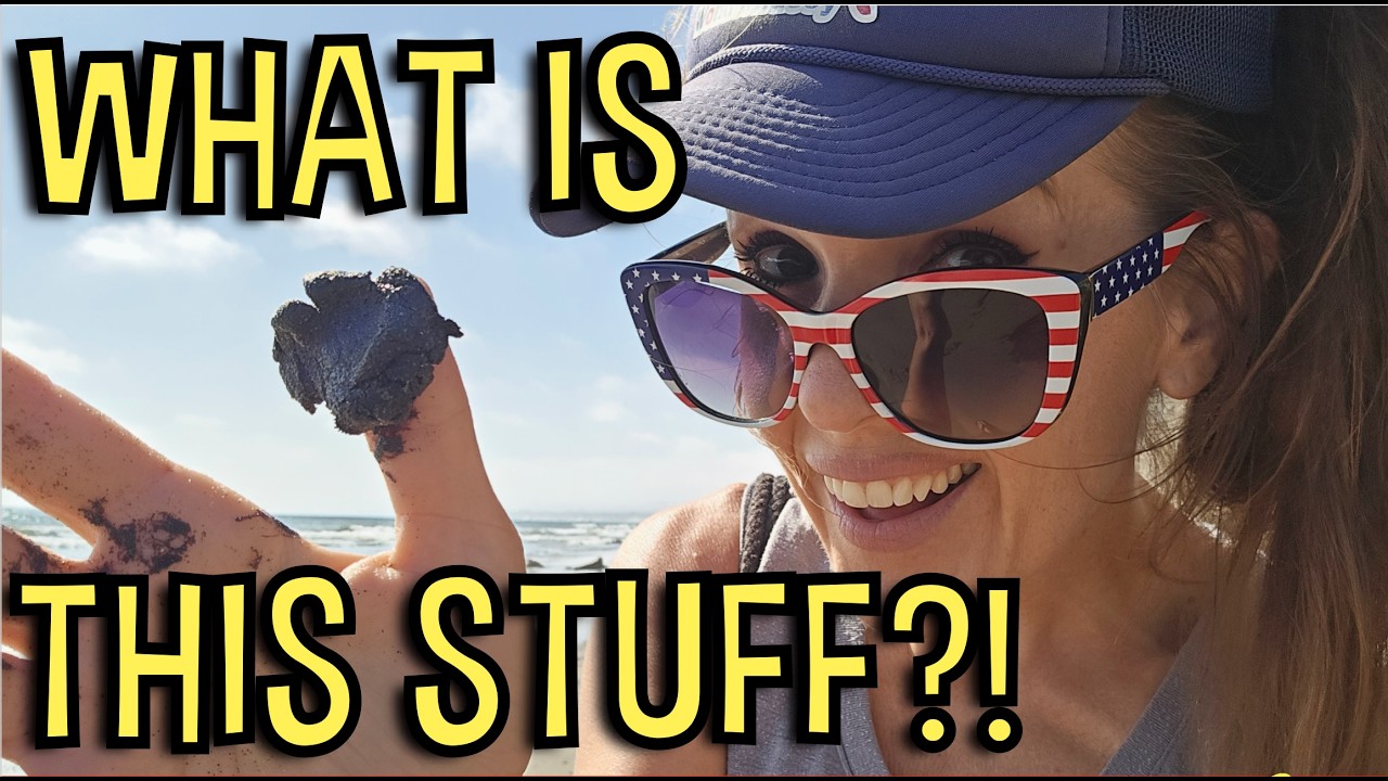 The Mysterious Black Goo Washing Up on California Beaches