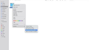 How to Open terminal window from specific folder in Mac