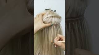 Butterfly Weft = Best Extension Method? #hairextensions #hairstyle#shorrts #butterflyweft #amazon
