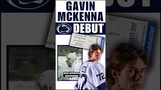 🎟️ Gavin McKenna Debut Ticket Penn State 10-3-2025 NHL Draft 2026 #1 Pick? Toronto Maple Leafs