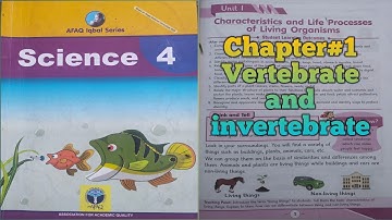Class 4 General science chapter 1 vertebrate and invertebrate