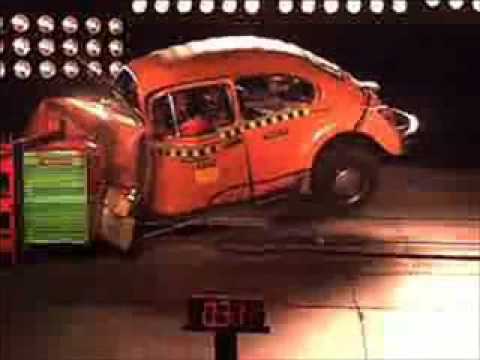 Volkswagen BEETLE and RABBIT Crash Test