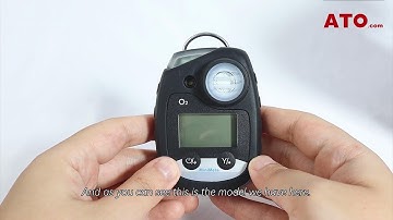 Mini Portable Gas Detector - Featured Functions & Auto Zero Calibration