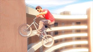 ЛУЧШИЕ ИМПРОВИЗИРОВАННЫЕ ТРЮКИ НА ВЕЛОСИПЕДЕ BMX - GTA 5 ТРЮКИ