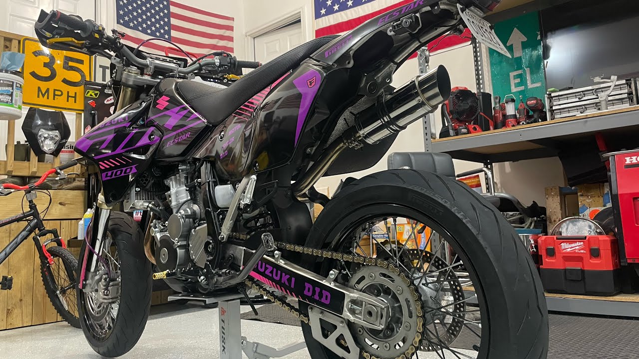 DRZ400SM Kickstand Switch Mod! YouTube