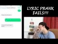 Lyric Text Prank Fail compilation!! Mike Fox YouTube
