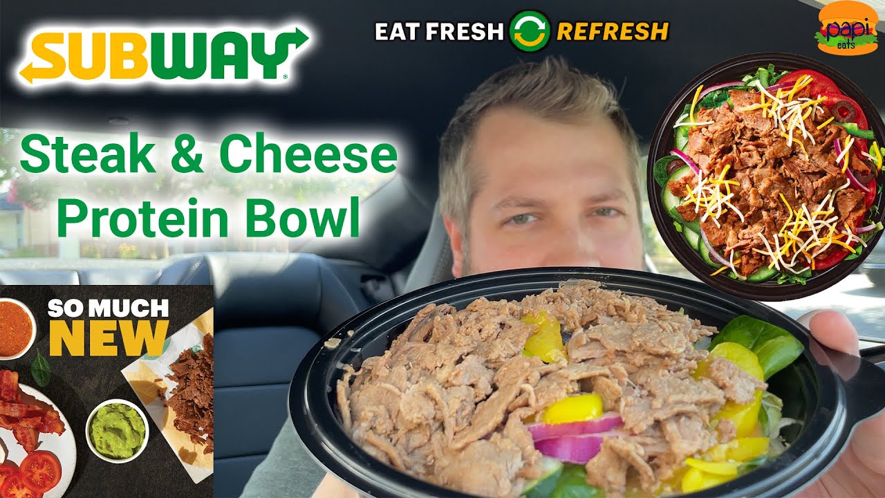 Subway Eat Fresh Refresh Steak & Cheese Protein Bowl w/ "New" Steak