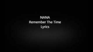 I remember the time lyrics