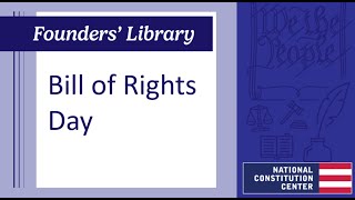 Constitution Class: First Amendment in the Founders' Library