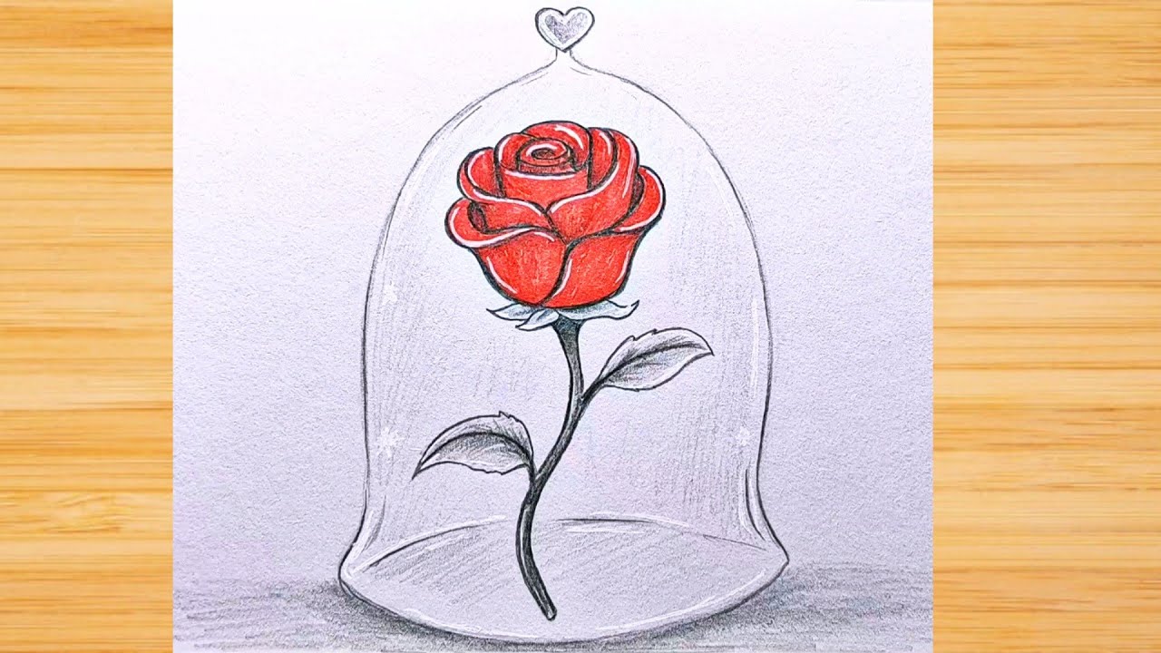 Dibujos Fáciles / Cómo Dibujar una Rosa / Tutoriales de Dibujo Fácil para  Principiantes - thptnganamst.edu.vn