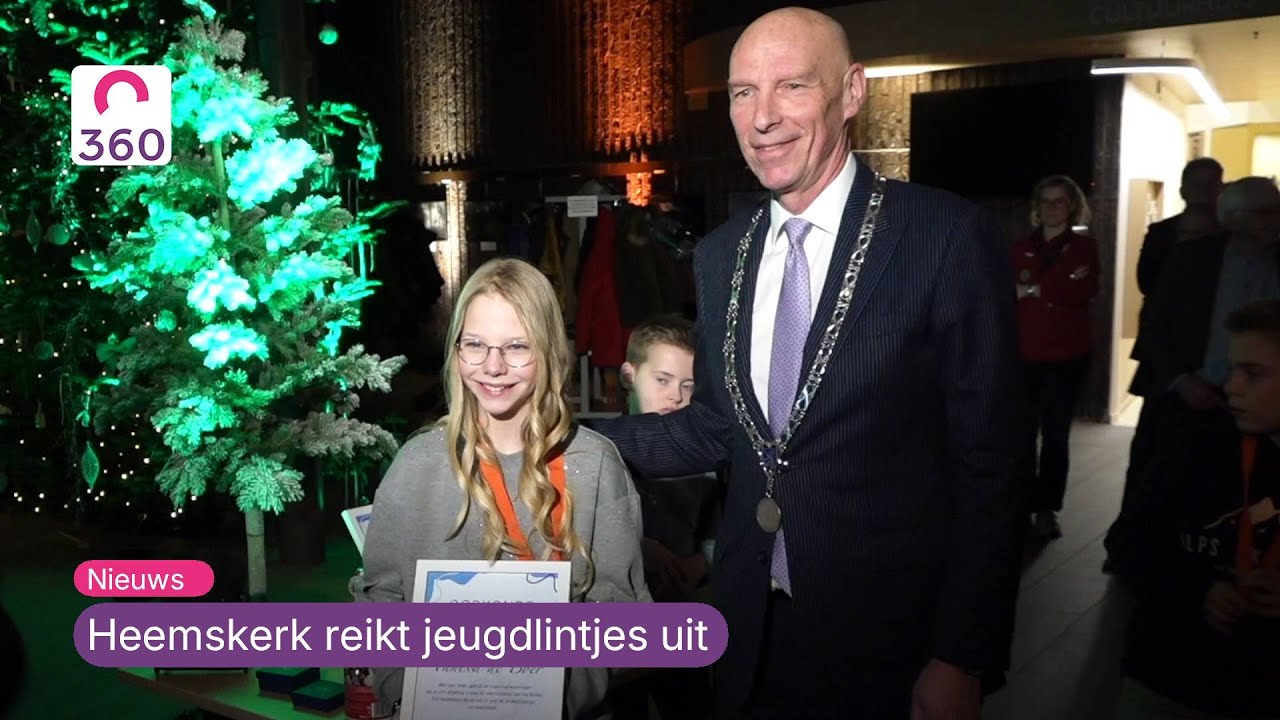 Heemskerk reikt jeugdlintjes uit