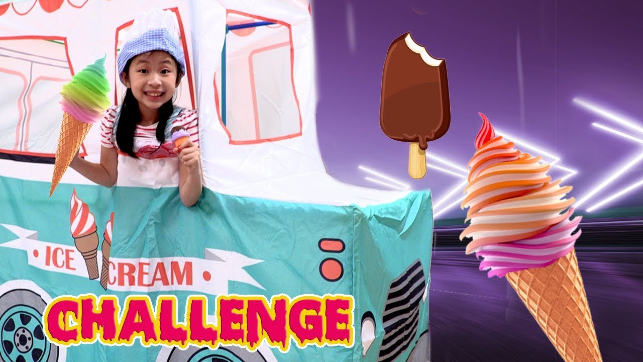 Pretend Play with ICE CREAM Drive Thru Toy Store Challenge YouTube
