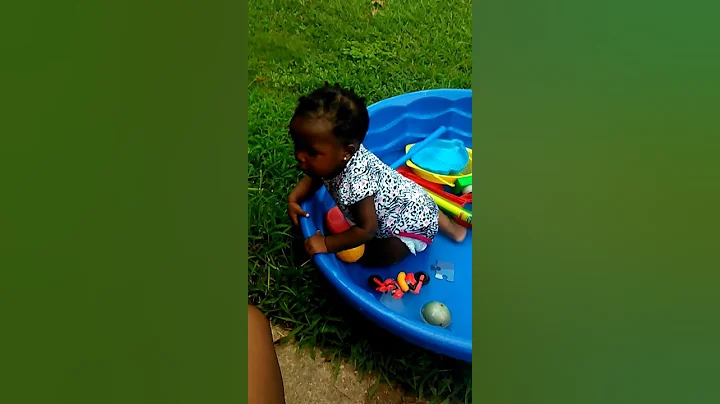 Taking a dip on a hot day.
