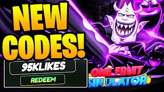 *NEW* ALL WORKING CODES FOR One Fruit Simulator IN AUGUST 2023! ROBLOX One Fruit Simulator CODES