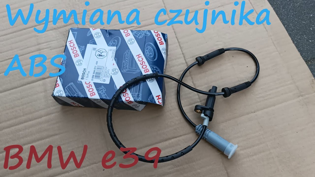 Wymiana czujnika ABS tył BMW e39 YouTube