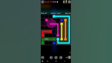 How To Solve Flow Free Bridges Challenge Pack Level 10 8x8 Board Walk Through Solution Walkthrough