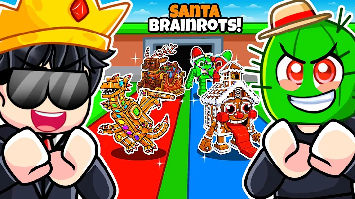 I did SANTA BRAINROT RACE in Steal a Brainrot Roblox