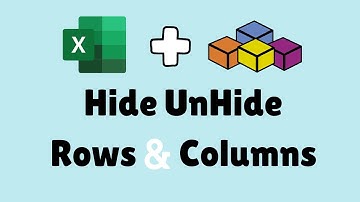 Excel Hide Unhide Rows Columns based on Cell Value