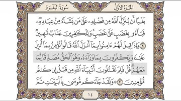 القرآن الكريم الصفحة (14) للشيخ محمد أيوب رحمه الله