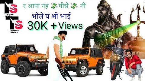 NewBadmashiStatus,New MahadevJiStatus, #Thakran_Status,#HR_Status, #HR81Status#StatusBox #Akcreation