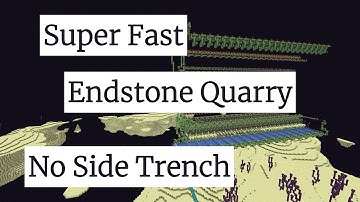 [1.14+] Minecraft Super-Fast End Stone Quarry & Farm V3